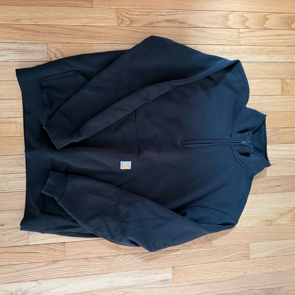 Carhartt Men's Black Quarter-Zip Pullover